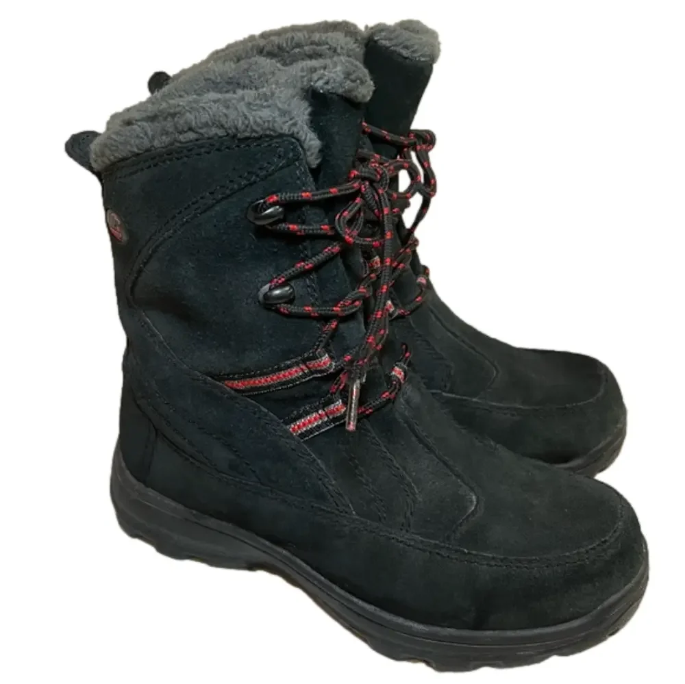 Sorel Icefall Lace Women’s fleece lined suede waterproof snow boots, size 7
